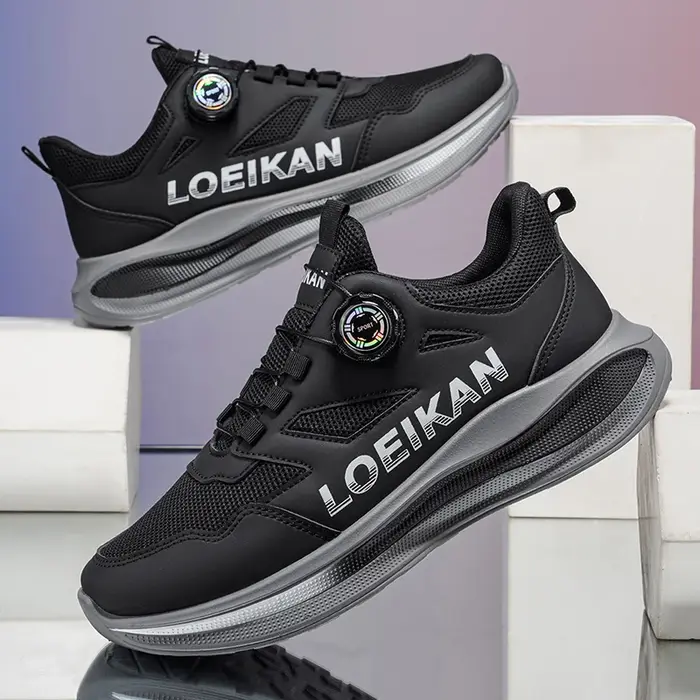 Chaussures de sport à boucle rotative pour hommes