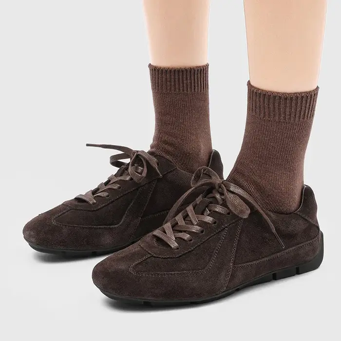 Baskets décontractées à fond épais, Style Vintage, chaussures tendance, article individuel, Look usé