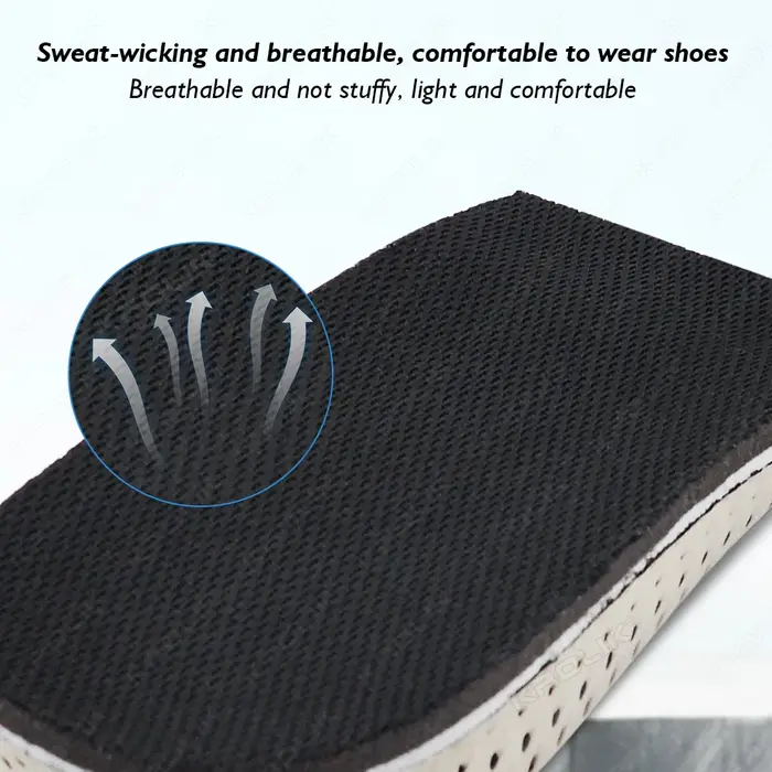 Semelles intérieures demi-chaussures pour augmenter la hauteur