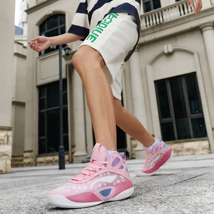 Baskets de basket-ball athlétiques pour hommes – Chaussures de course respirantes et antidérapantes pour entraînement de gymnastique pour hommes et femmes