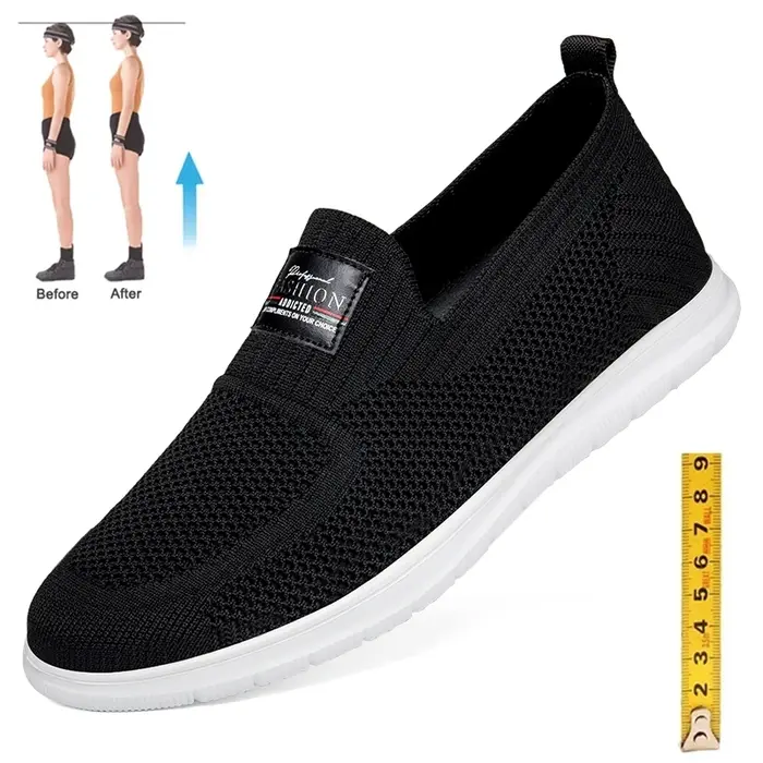 Chaussures de sport rehaussantes pour hommes, baskets décontractées, mocassins à la mode, augmentati