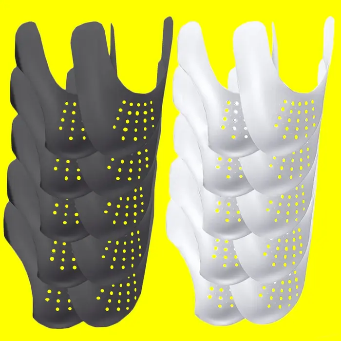 5Paires Chaussure Anti Pli Protecteur pour Chaussures de Basket-Ball Tête Pli Garde Sneaker