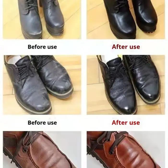 Crème d'entretien et d'embellissement pour chaussures en cuir, 30g – Entretien et éclaircissement pour chaussures, vestes, sacs, ceintures, meubles et articles en cuir