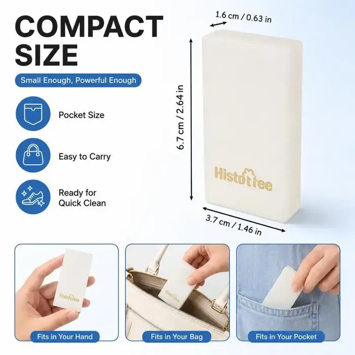 Gomme nettoyante pour chaussures en daim, nettoyant à sec sans eau pour daim, nubuck et baskets blanches, détachant portable pour chaussures