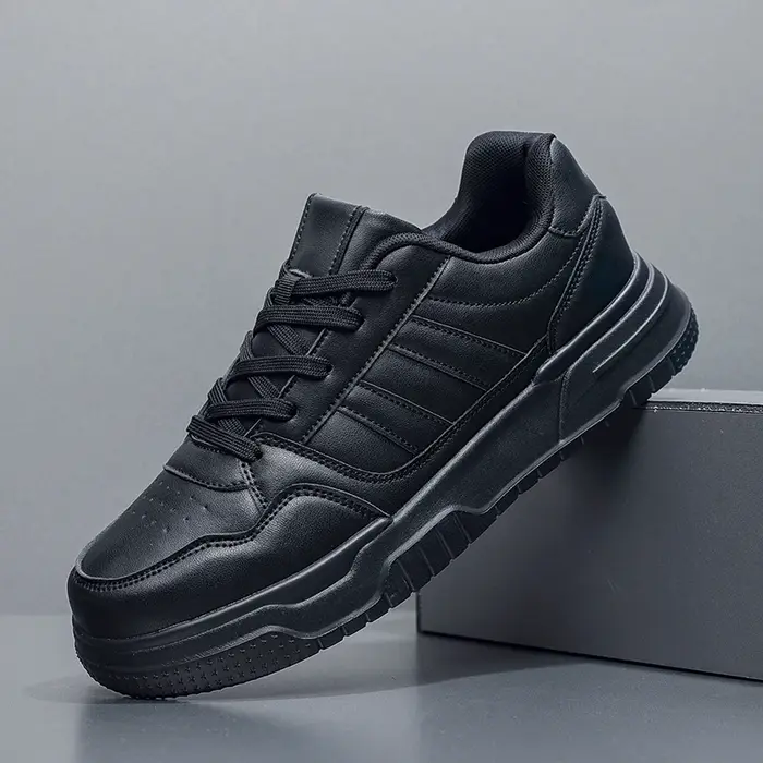 Baskets en cuir pour hommes