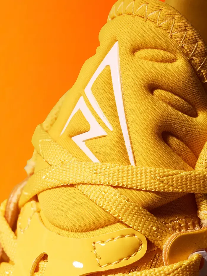 RIGORER AR2 'Sunrise' Austin Reaves Chaussures de basketball professionnelles pour hommes - Mousse Showtime sur toute la paume, dégradé Sunrise, anti-roulis