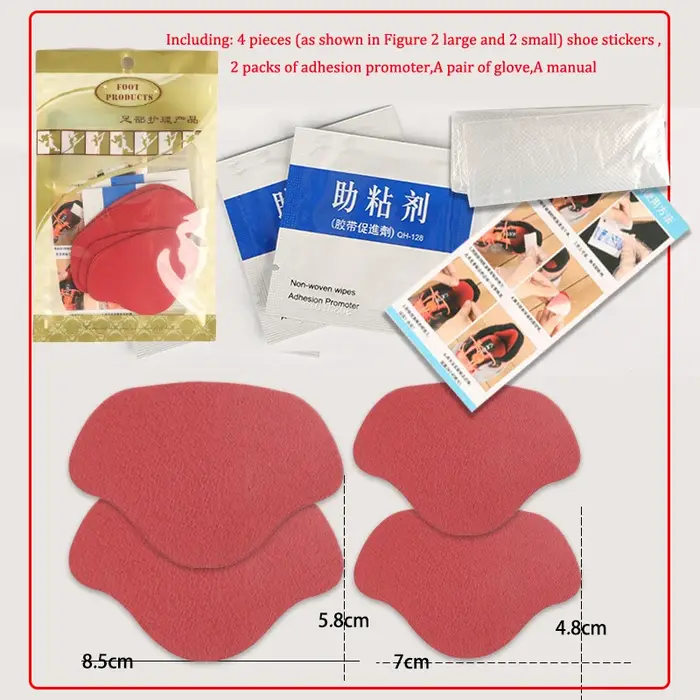 Semelles intérieures pour réparation du talon, 4 pièces, chaussures collantes, baskets doublées avec