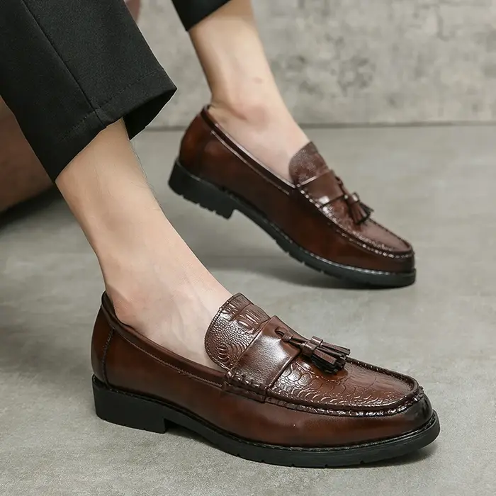 Chaussures de mariage en cuir pour hommes