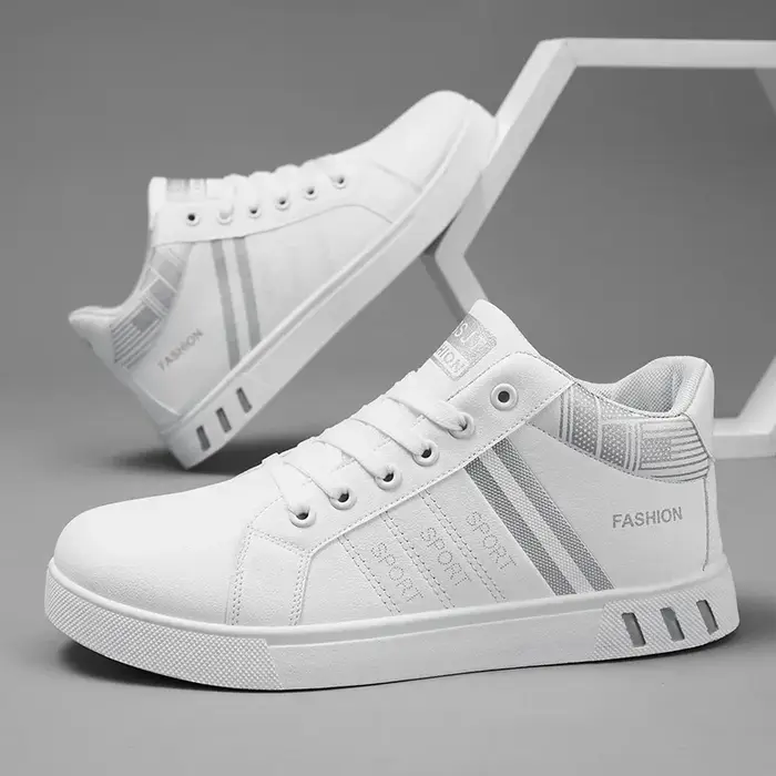 Chaussures de skate en cuir pour hommes
