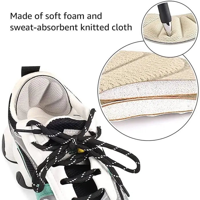 Semelles intérieures auto-adhésives pour chaussures de course
