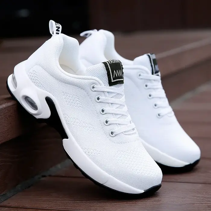 Femmes chaussures blanc noir chaussures de course pour femmes baskets d'extérieur chaussures de spor