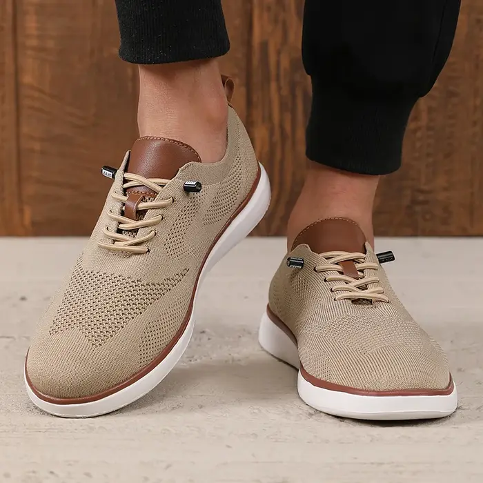 Chaussures de sport pour hommes à la mode Avant Garde maille tricotée respirant apparence tendance