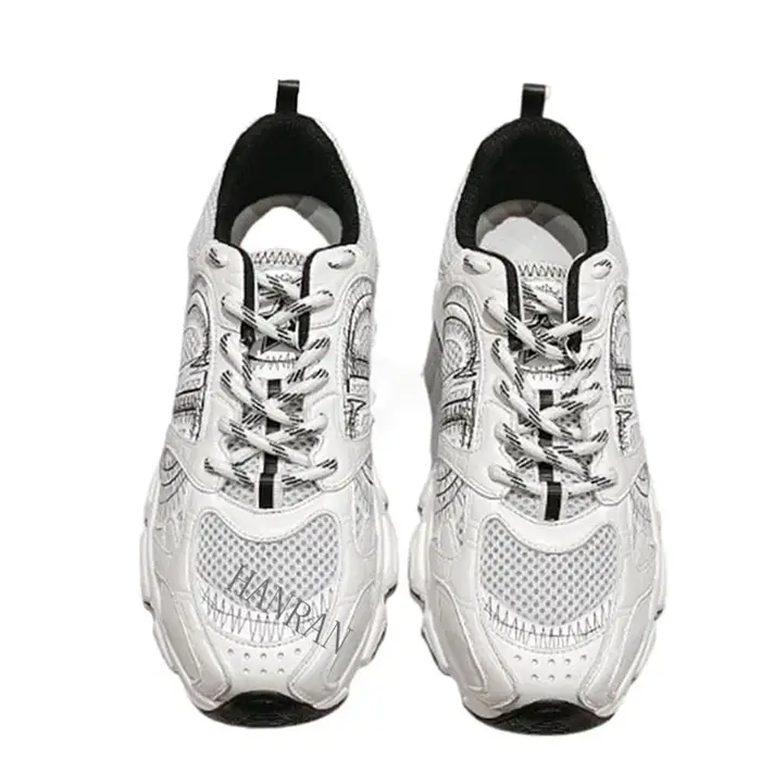 Chaussures de sport style couple motif toile