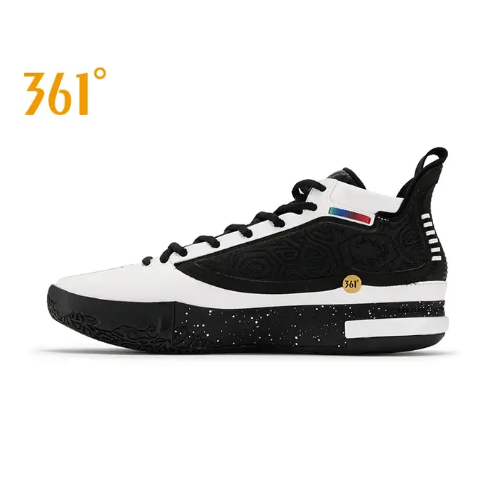 361 degrés Joker 1 hommes chaussures de basket-ball Combat résistant à l'usure rebond anti-dérapant Performance Stable baskets hautes 672541101F