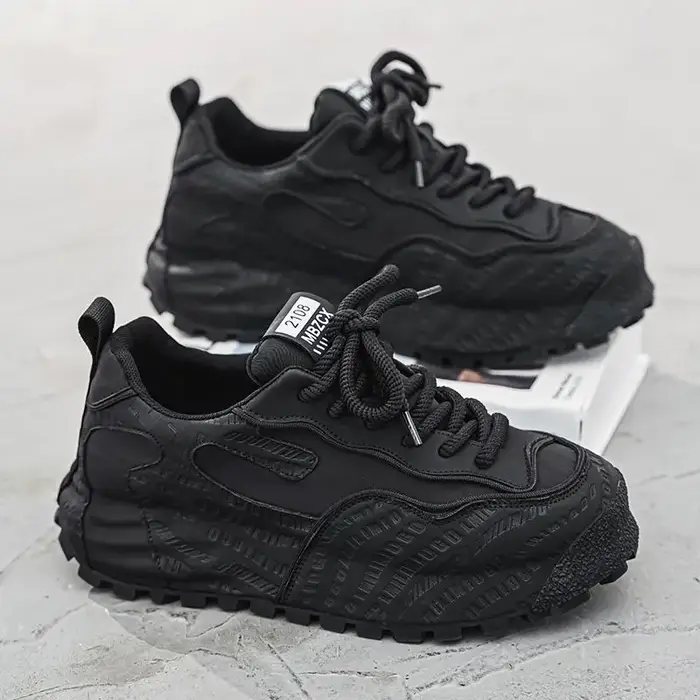 Nouvelles Chaussures de Sport Classiques à Plateforme pour Hommes