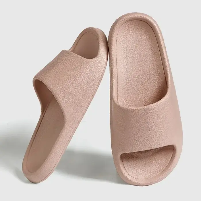 Pantoufles d'Été Plates et Légères pour Femme, Chaussures de Douche, de Énergie, Confortables, pour 