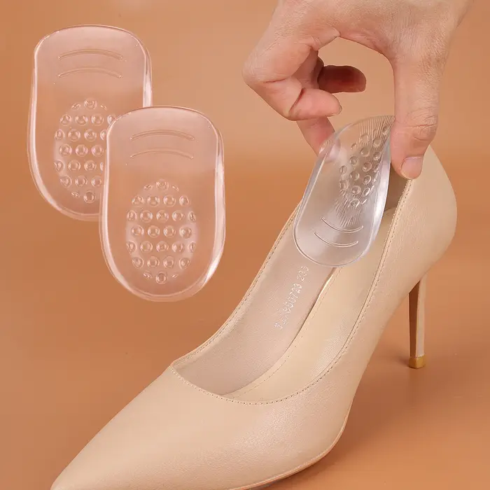 Couvre-talons en gel de silicone – Inserts de chaussures pour douleurs plantaires