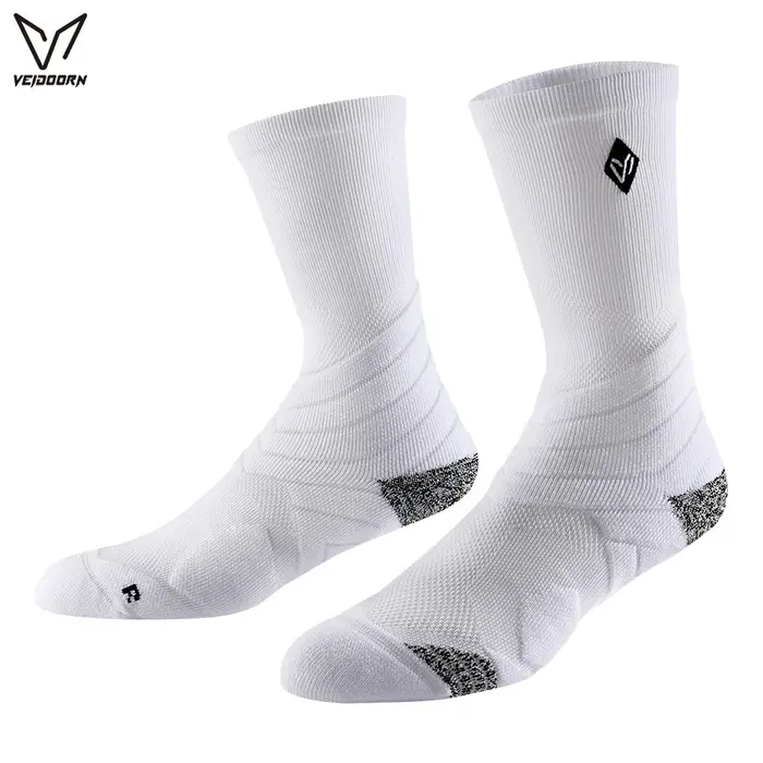 Chaussettes de basketball d'élite professionnelles antidérapantes avec semelle en tissu éponge pour jeunes et hommes, chaussettes de sport athlétiques pour l'entraînement