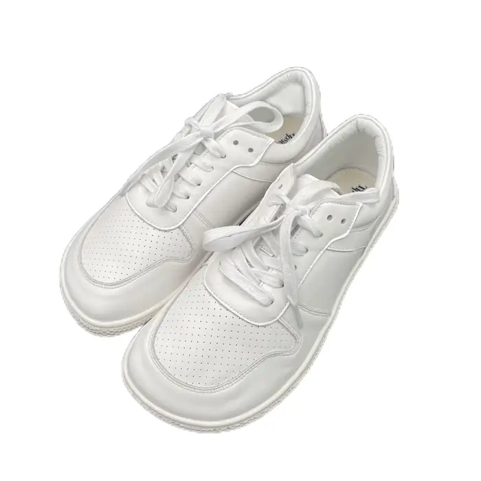 Tipsietoes 2025 pieds nus en cuir véritable Sneaker pour femmes hommes plat doux zéro goutte semelle plus large orteil boîte Flexible léger