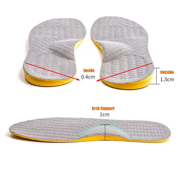 1 paire de coussinets de chaussures pour fasciite plantaire