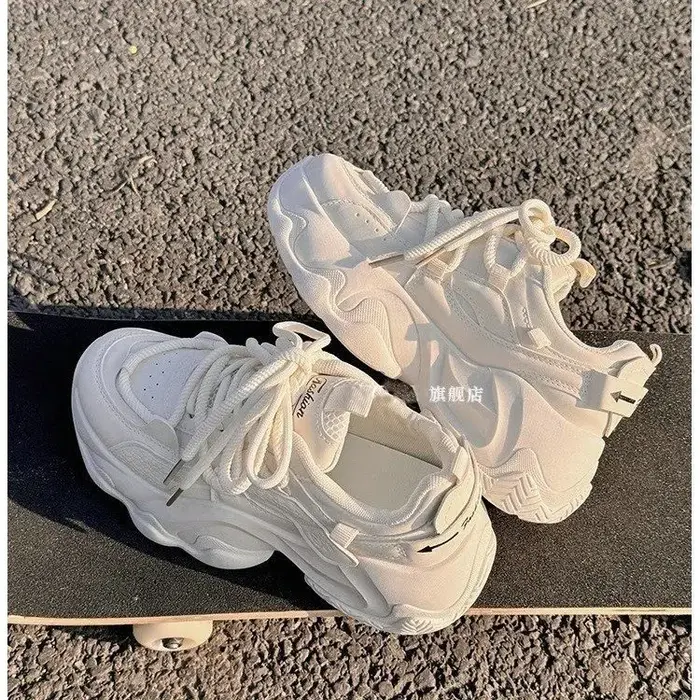 Chaussures Dad Shoes Femme Printemps/Été 2026 Nouvelle Collection Populaire à Semelle Épaisse Effet Gâteau