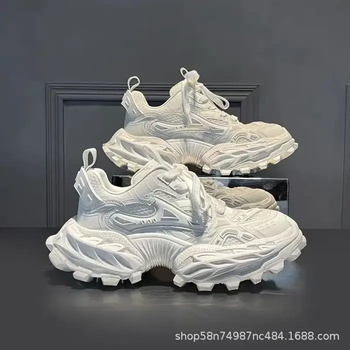 2026 Baskets décontractées pour homme en cuir véritable