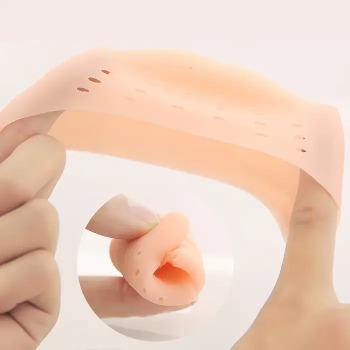 Coussinet de protection des orteils en Silicone pour l'avant-pied, demi-taille, semelle intérieure d