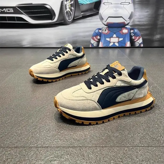 Baskets pour hommes, nouvelle collection quatre saisons, respirantes, décontractées, à lacets, chaussures de sport et de course en plein air pour hommes, chaussures de tennis, zapato