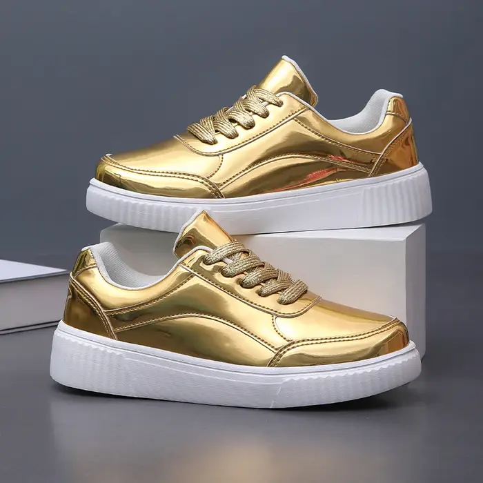 ELUVA femmes baskets chaussures de Skate décontractées en cuir PU antidérapant imperméable léger con