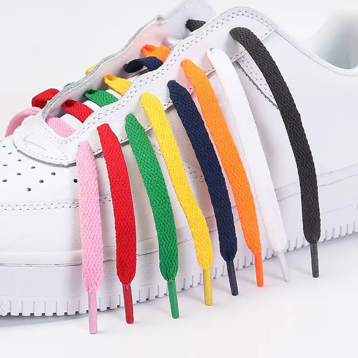 Lacets de chaussures classiques unisexes, lacets lumineux plats, cordes de chaussures décontractées,