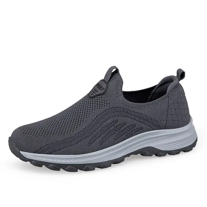 Chaussures à enfiler pour hommes, baskets décontractées, sport, marche, semelles souples, légères et