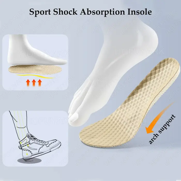 Semelles de sport en PU pour baskets