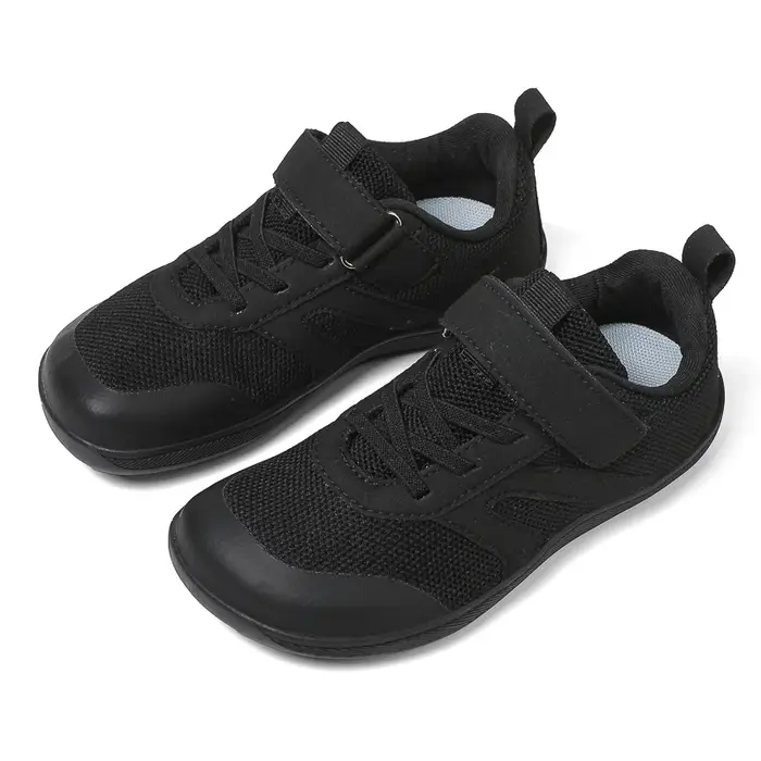 Chaussures pieds nus minimalistes pour petits/grands enfants + chute zéro pour enfants + baskets lar