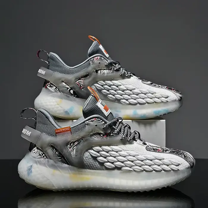 Chaussures de course décontractées respirantes en noix de coco pour hommes