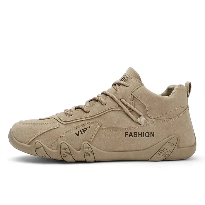 Baskets imperméables à lacets en cuir espadrilles décontractées pour hommes chaussures de moto décon