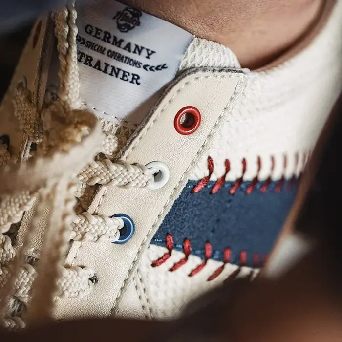 Maden Vintage allemand formation chaussures de Baseball pour hommes été blanc décontracté course