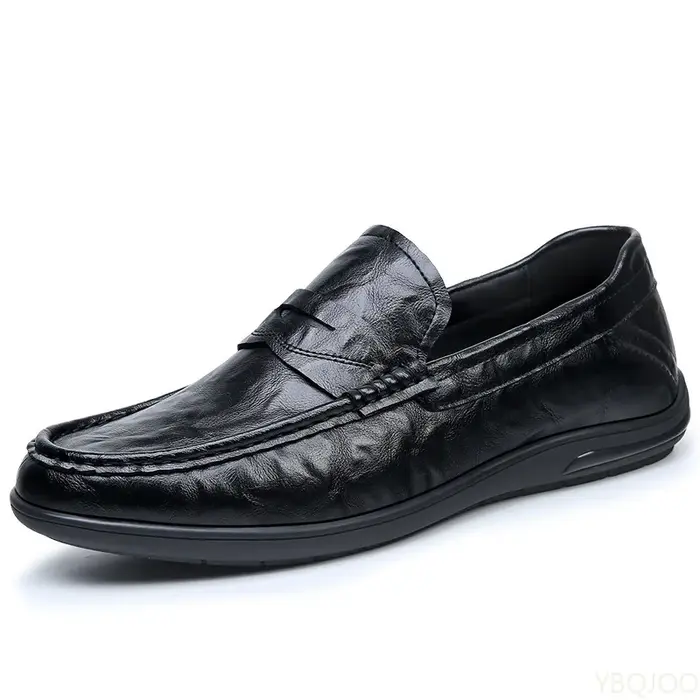 Chaussures plates décontractées à bout rond pour hommes