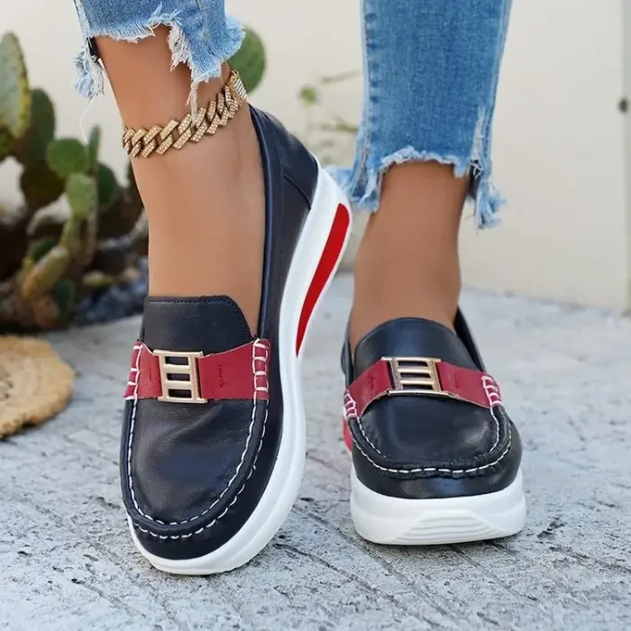 Nouvelles Chaussures Vulcanisées Femme 2026 – Baskets Décontractées à Bout Rond pour l'Extérieur