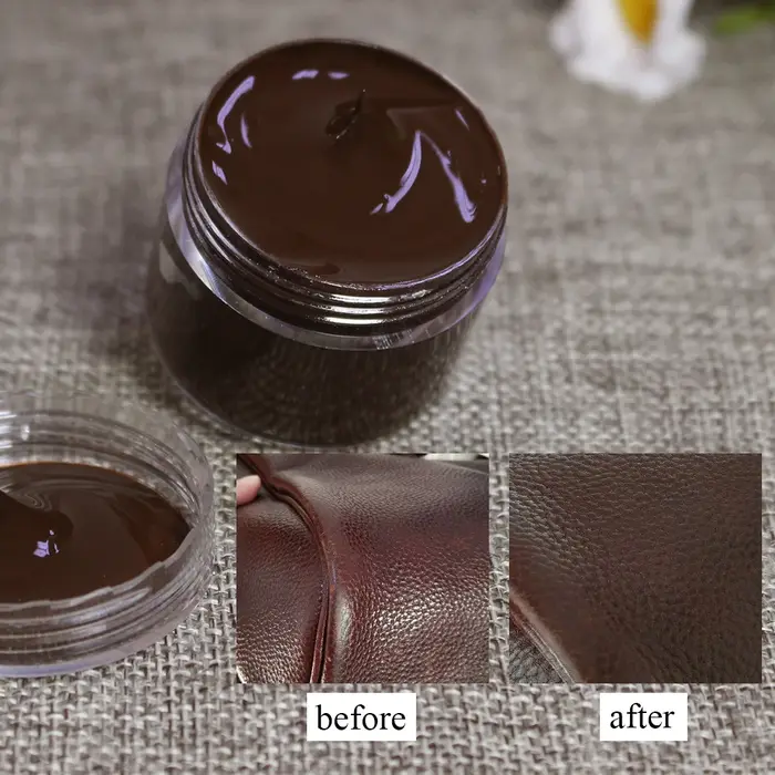Peinture pour cuir, crème pour chaussures