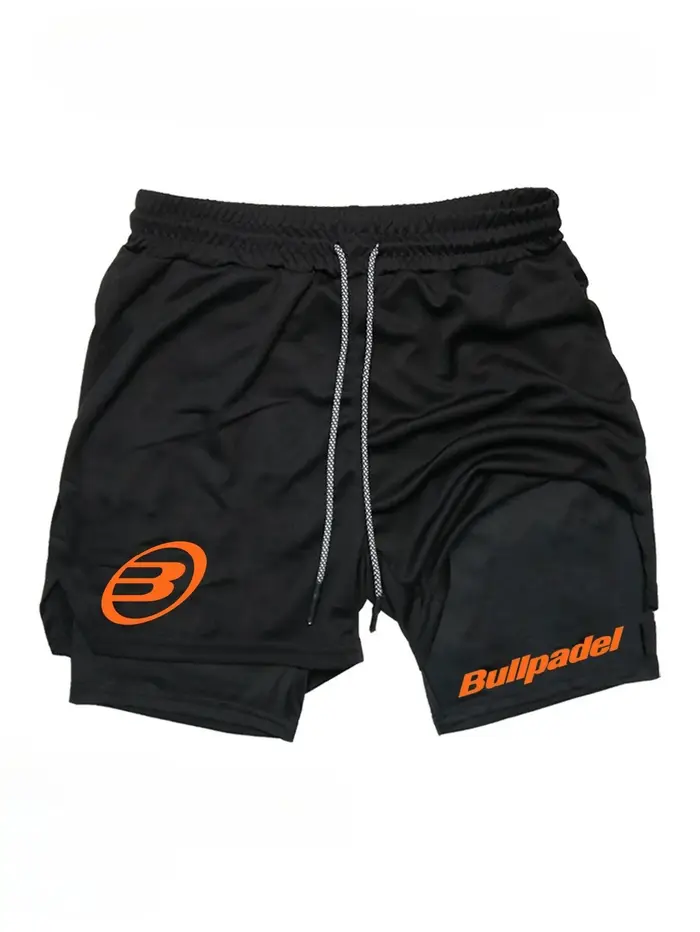 Berserk- Short de sport 2 en 1 pour hommes