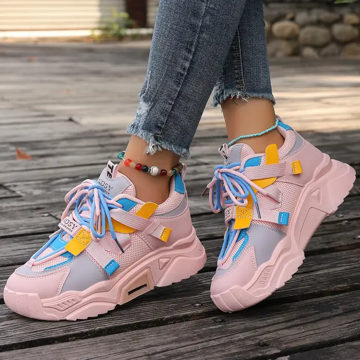 Femmes baskets printemps tendance chaussures de mode décontractées