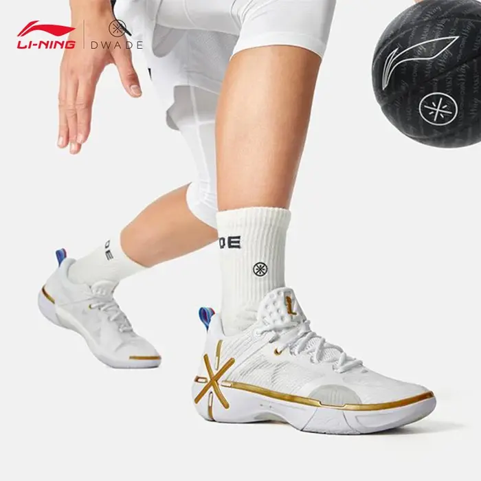 NING Wade Shadow 6 V2 basket-ball pour hommes chaussures de Sport professionnel anti-dérapant rebond