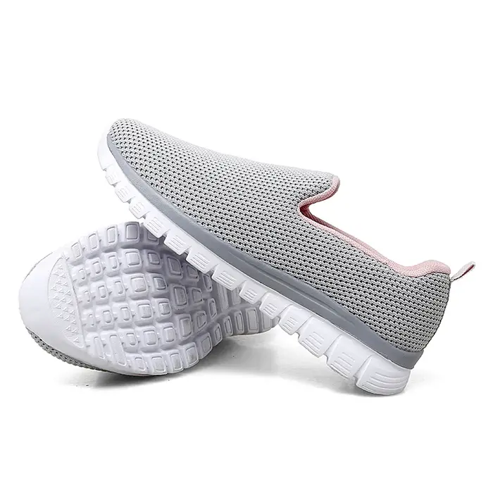 Baskets plates à enfiler pour femmes, chaussures de Sport confortables, de marche, légères, de grande taille, nouvelle collection printemps été 2021, livraison directe