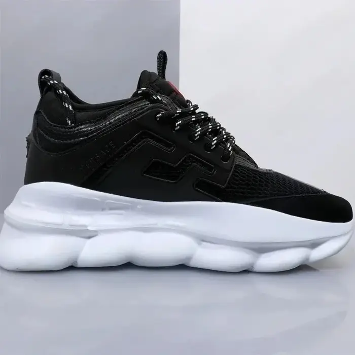 Baskets Chunky Imprimées Homme Femme, Baskets de créateur à motif clé, Chaussures décontractées à pl