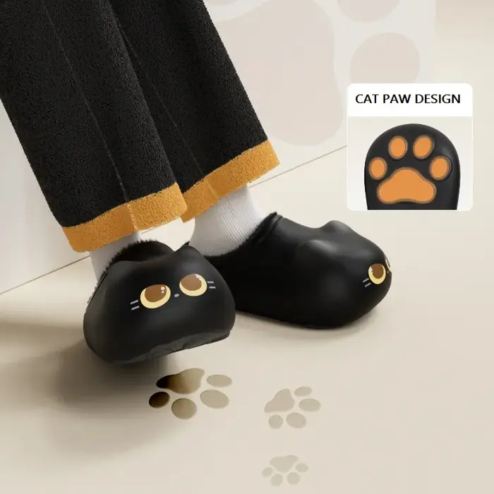 Pantoufles de créateur Kawaii Kitty pour femme