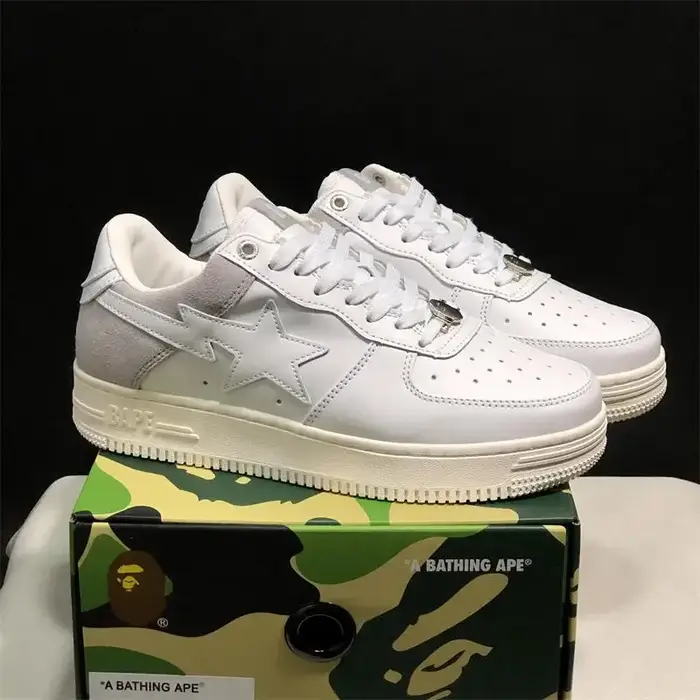 Nouvelles baskets de sport BAPE (BATHING APE) unisexe Low STA Shark Vibe BapeGoose pour le skateboard et la marche en extérieur 2026
