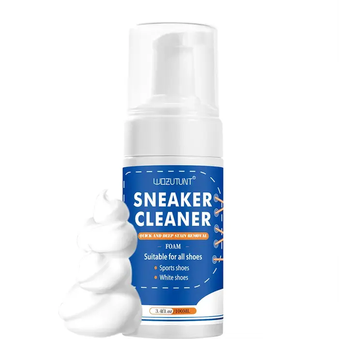 Nettoyant pour chaussures blanc, 100ml, mousse de nettoyage à sec sans lavage, décontamination pour 