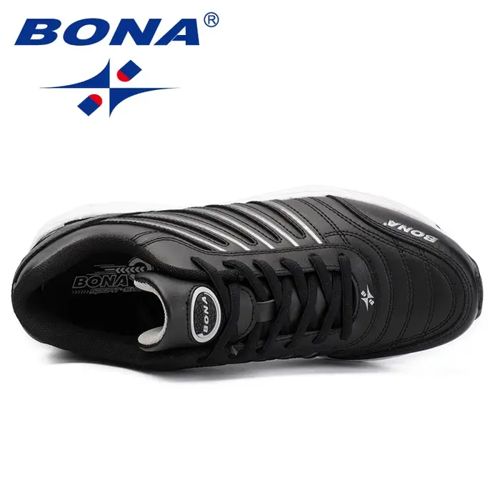 BONA nouveaux classiques Style hommes chaussures décontractées en plein air mode baskets à lacets chaussures plates pour homme en cuir fendu hommes mocassins