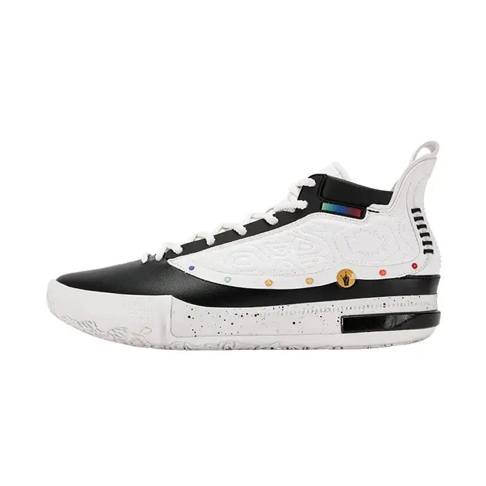 361 degrés Joker 1 hommes chaussures de basket-ball Combat résistant à l'usure rebond anti-dérapant Performance Stable baskets hautes 672541101F