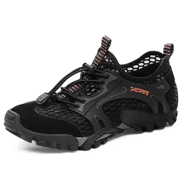Hommes baskets été Wading maille chaussures confortable sans lacet